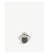 MAISON MARGIELA Double-sided mother-of-pearl and silver signet ring