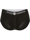 Dolce & Gabbana Brando Briefs In Two-way Stretch Cotton Jersey In Black