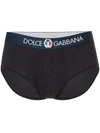 DOLCE & GABBANA BRANDO LOGO-WAISTBAND BRIEFS