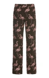 F.R.S FOR RESTLESS SLEEPERS ETERE PRINTED SATIN PAJAMA PANTS,PA002087TE00404721