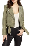 BLANKNYC SUEDE MOTO JACKET,73K-9269NDS