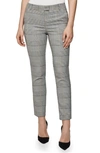 Reiss Deborah Glen Check Slim Ankle Trousers In Multi