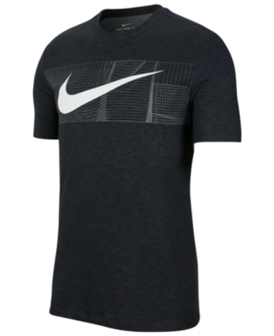 Nike Men's Logo-graphic T-shirt In Black/wht