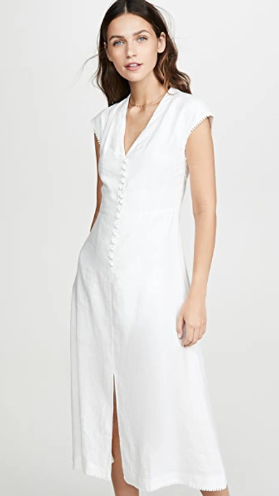 Ayr The Flat White Dress