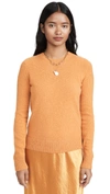 VINCE RUNNER RIB CASHMERE jumper