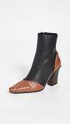 REIKE NEN STRING EMBROIDERY SLIM BOOTS