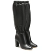 JIMMY CHOO MAXYN 85 LEATHER BOOTS,P00413350