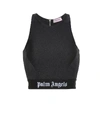 PALM ANGELS LOGO CROP TOP,P00406112