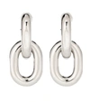 Rabanne Silver-colored Aluminum Xl Hoop Earrings In Silver
