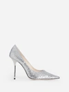 Jimmy Choo Love 85 Pumps In Silver