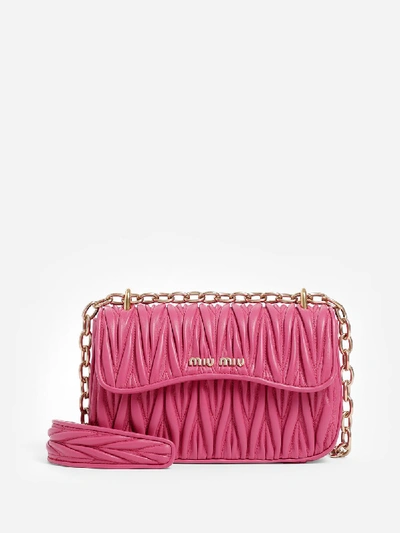 Miu Miu Shoulder Bags In Red