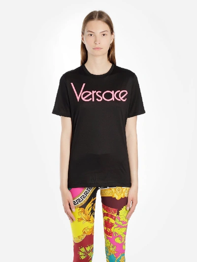 Versace T Shirts In Black