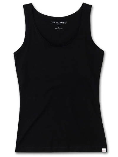 Derek Rose Women's Secret Support Vest Lara Micro Modal Stretch Black