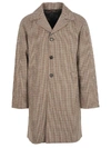 PRADA CHECKED PATTERN COAT,10993779