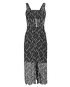 DION LEE Vein Lace Corset Midi Dress,A9586P19