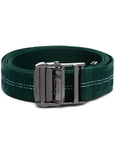 Off-white Industrial Jacquard Belt - 绿色 In Green