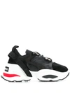 DSQUARED2 DSQUARED2 FABRIC MIX SNEAKERS - 黑色