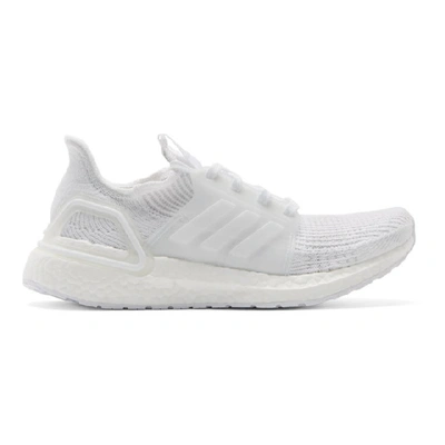 Adidas Originals Adidas Men's Ultraboost 19 Running Trainers From Finish Line In Whtwhtcorbl