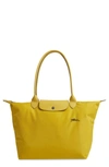 Longchamp Le Pliage Club Small Top Handle Tote In Acid