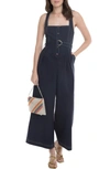 ASTR WARWICK BELTED WIDE LEG JUMPSUIT,ACP7062