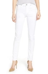 Ag 'the Prima' Cigarette Leg Skinny Jeans In Pale Smoke