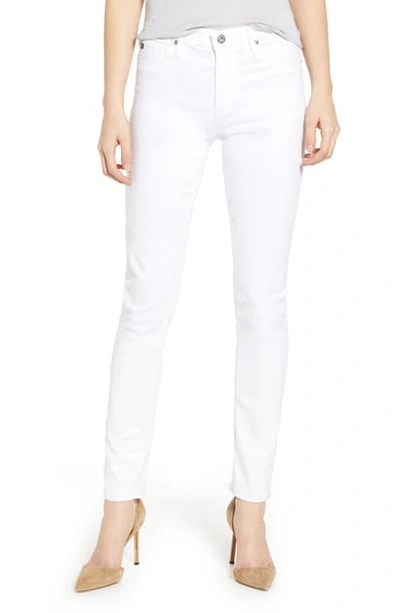 Ag 'the Prima' Cigarette Leg Skinny Jeans In Pale Smoke