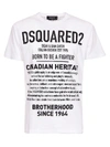 DSQUARED2 PRINTED T-SHIRT,10994290
