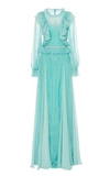 ZUHAIR MURAD ANDALUSIA RUFFLE-TRIMMED TULLE GOWN,767233