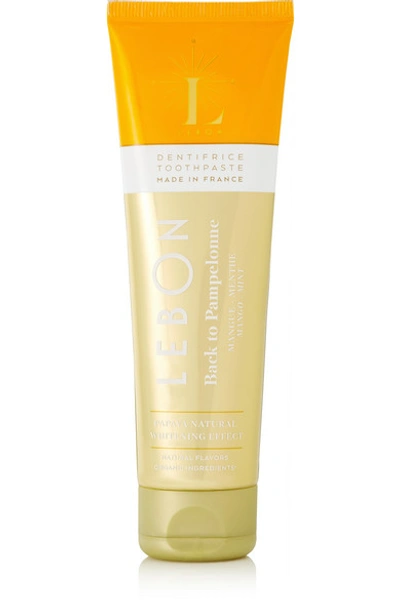 Lebon Back To Pampelonne Whitening Toothpaste - Mango Mint, 75ml In Colorless