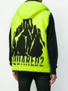 DSQUARED2 DSQUARED2 LAYERED HOODED JACKET - 黄色