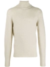 ROBERTO COLLINA ROLL-NECK FITTED SWEATER