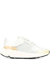 BUTTERO CLEAR LACE-UP SNEAKERS