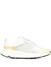 Buttero Clear Lace-up Sneakers In White