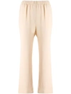 FORTE FORTE CROPPED STRAIGHT TROUSERS