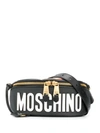 Moschino Teddy Bear Logo Belt Bag In Black