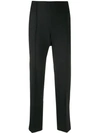 AGNONA AGNONA CROPPED TAILORED TROUSERS - 黑色