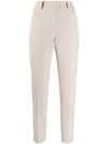Peserico Slim Fit Trousers In Neutrals