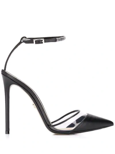 Alevì Alice Ankle Strap Pumps - 黑色 In Black