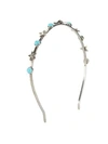 VALENTINO GARAVANI ANTIQUE TURQUOISE CROWN,0400011046261