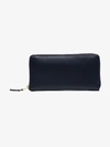 Comme Des Garçons Navy Blue Continental Wallet In Blue