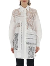 GOLDEN GOOSE GOLDEN GOOSE DELUXE BRAND FLORAL LACE OVERSIZED SHIRT