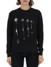 SAINT LAURENT SAINT LAURENT PRINTED CREWNECK SWEATSHIRT