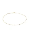 SAKS FIFTH AVENUE SAKS FIFTH AVENUE WOMEN'S 14K TWO-TONE GOLD ANKLET,0400011020831