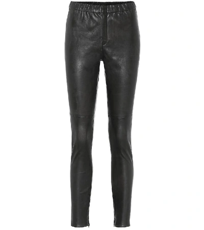 Isabel Marant Étoile Iany Skinny Leather Pants In Black