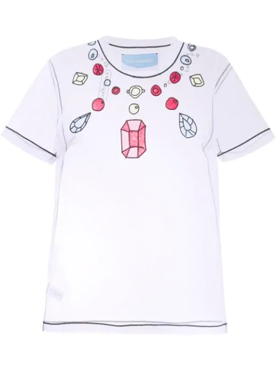 Viktor & Rolf Diamonds Are Forever T-shirt In White