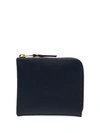 Comme Des Garçons Zip-around Wallet In Blue