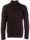 ETRO ROLL-NECK FITTED SWEATER