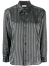 SAINT LAURENT STRIPED BOXY SHIRT