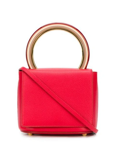Marni Pannier Tote In Red