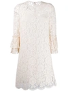 VALENTINO FLORAL LACE DRESS